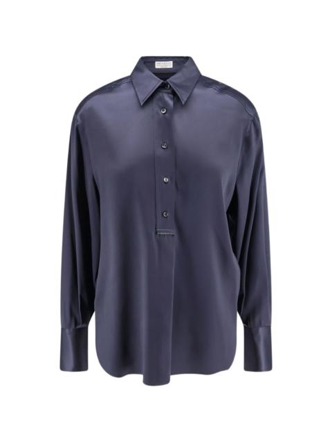 Brunello Cucinelli Monili-chain long-sleeved shirt