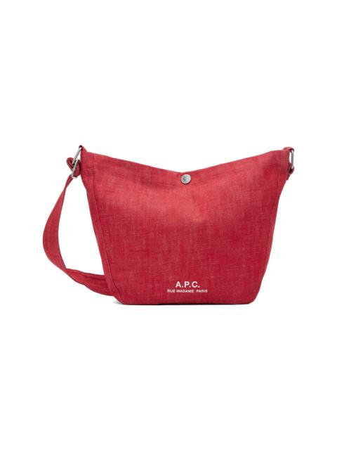 A.P.C. Red Journal Small Satchel