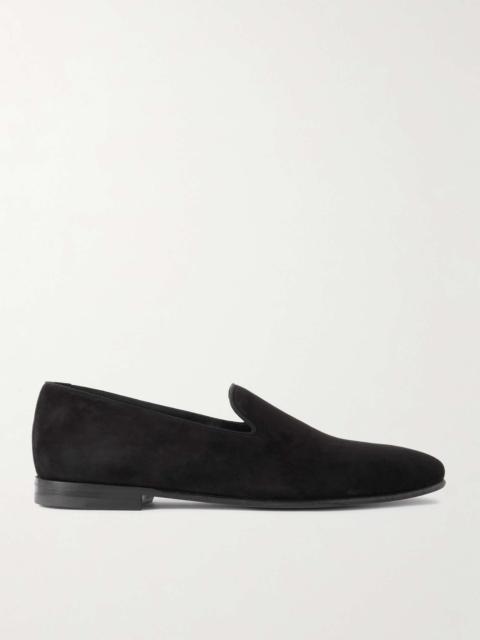 Manolo Blahnik Mario Suede Loafers