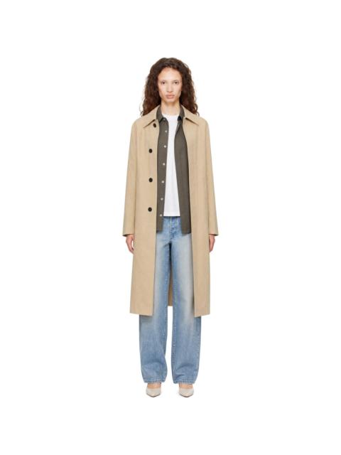 Dunst Beige Refined Mac Coat