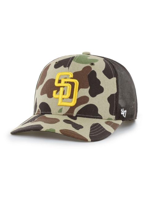 Carhartt San Diego Padres '47 Camo Trucker