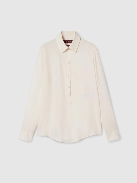 GUCCI Silk jacquard shirt