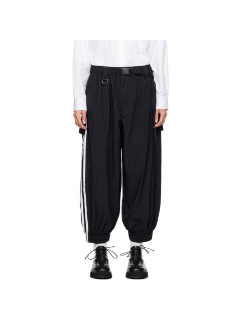 Black NYL Track Pants