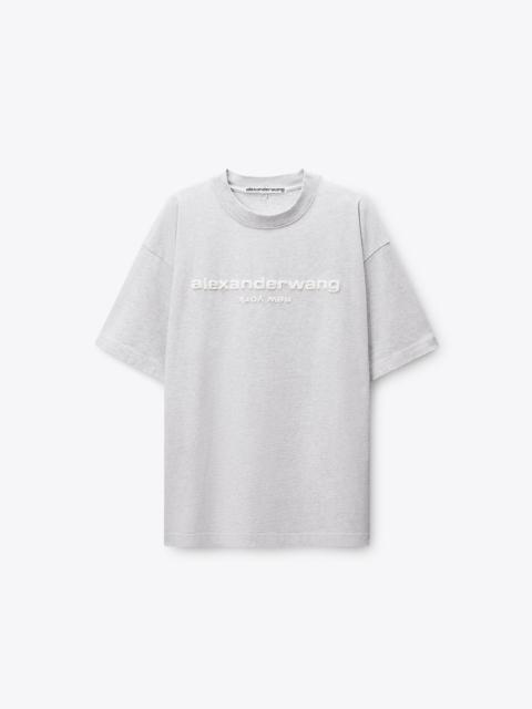 Alexander Wang puff logo oversized tee