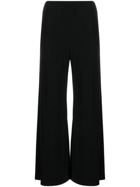 NORMA KAMALI cropped wide-leg trousers