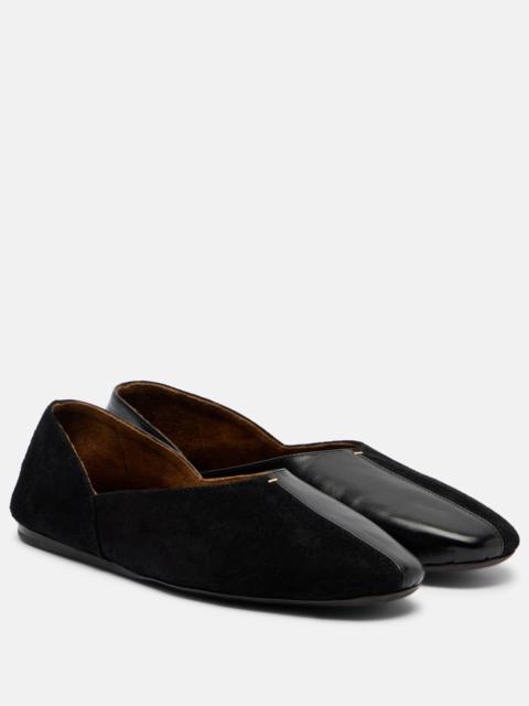 KHAITE Jane leather ballet flats