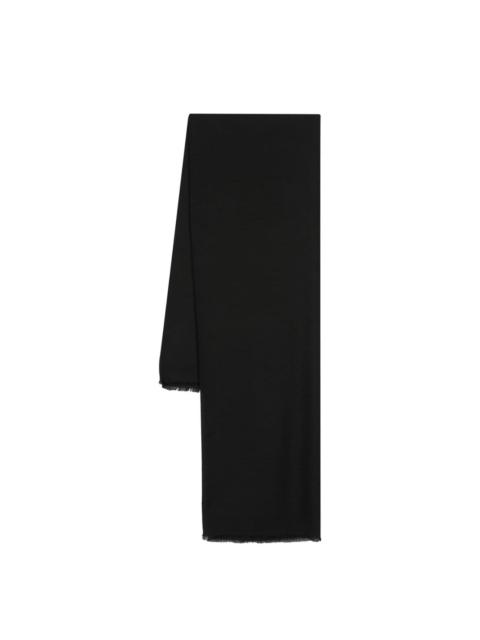 Moschino jacquard logo silk scarf