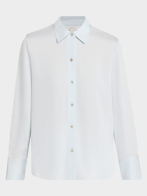 Vince Classic Button-Front Blouse