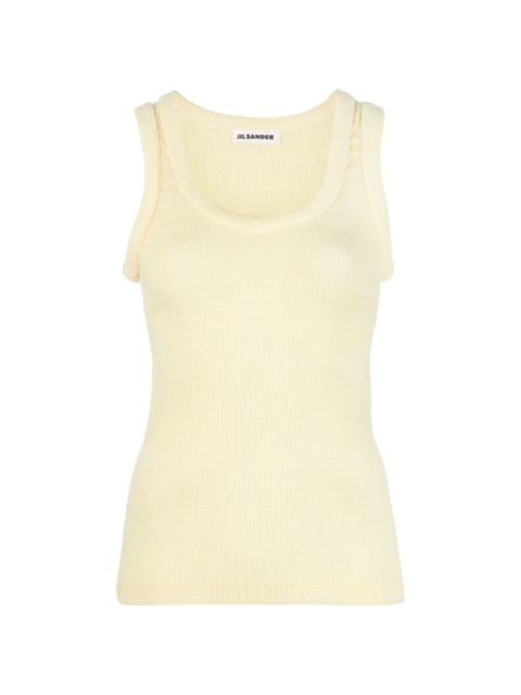 shirred tank top