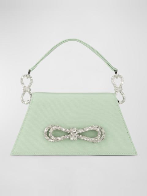 MACH & MACH Samantha Medium Bow Embellished Top-Handle Bag