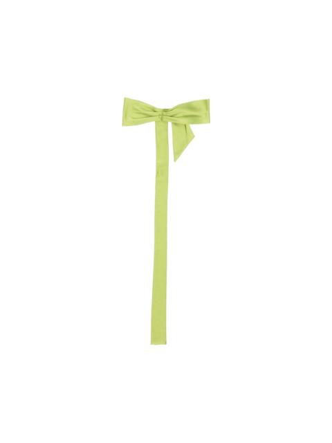 forte_forte satin bow scarf