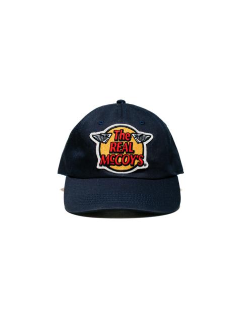 The Real McCoys MA23001 Logo Baseball Cap Navy