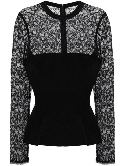 SIMKHAI Prima peplum top