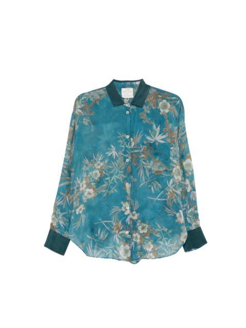 forte_forte Cotton and silk printed shirt
