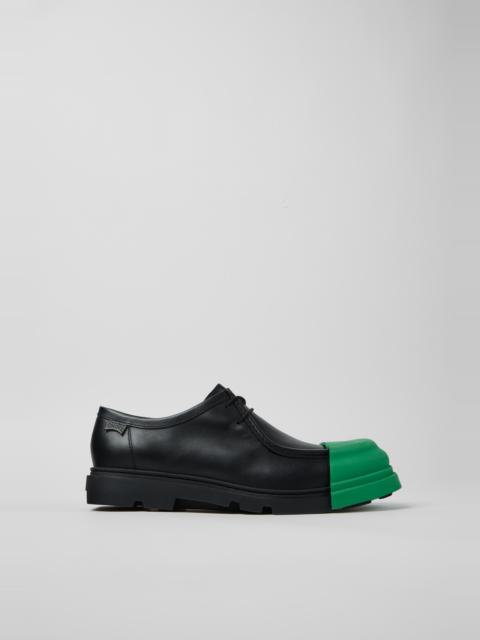 CAMPER Junction Black Leather Shoes for Men.
