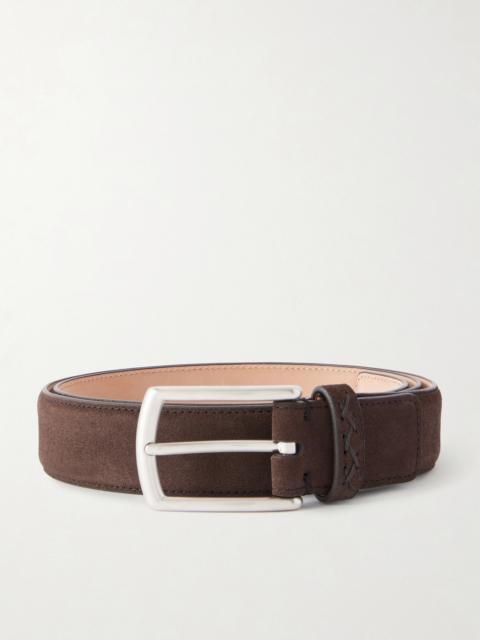 ZEGNA 3 cm Suede Belt