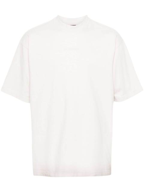 reflective-logo cotton T-shirt
