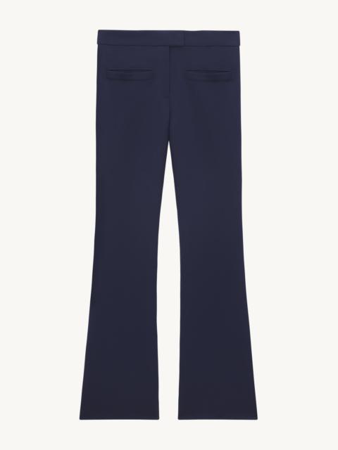 courrèges TWILL ZIPPED PANTS