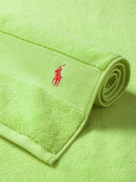 Ralph Lauren Polo Player Cotton Bath Mat - Kiwi Lime