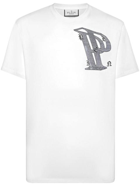 PHILIPP PLEIN rhinestone-embellished cotton T-shirt