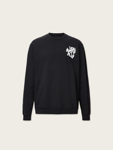ALLSAINTS ORLANDO OVERSIZED CREW NECK SWEATSHIRT