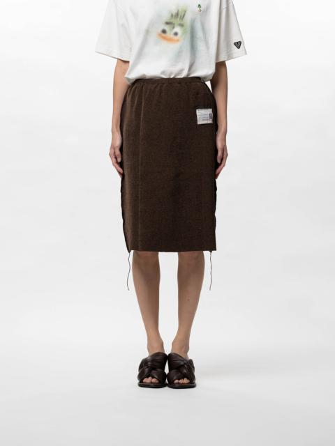 Maison MIHARAYASUHIRO Inside-Out Glitter Knit Skirt
