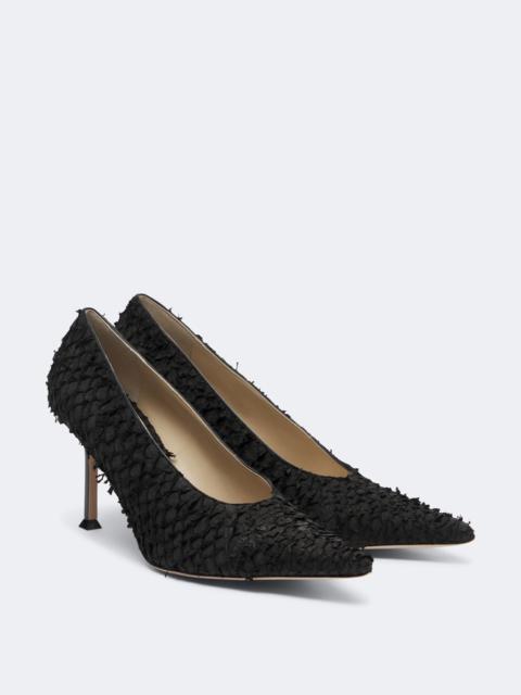 CHRISTEN Helix leather pumps