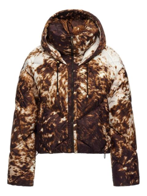 Roberto Cavalli appaloosa-print puffer jacket