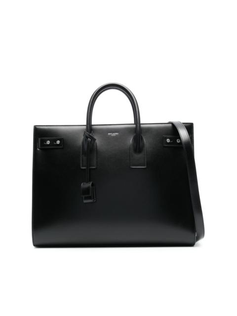 SAINT LAURENT logo-debossed tote bag