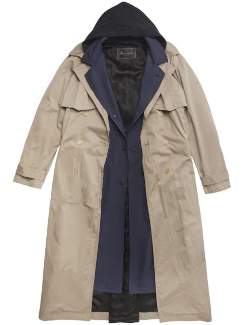 BALENCIAGA Paris All In layered trench coat