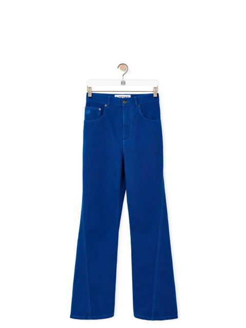 Loewe Twisted jeans in denim
