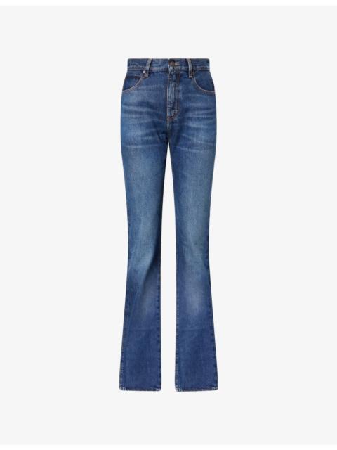 FRAME The Outlaw Boot-Cut Denim Jeans
