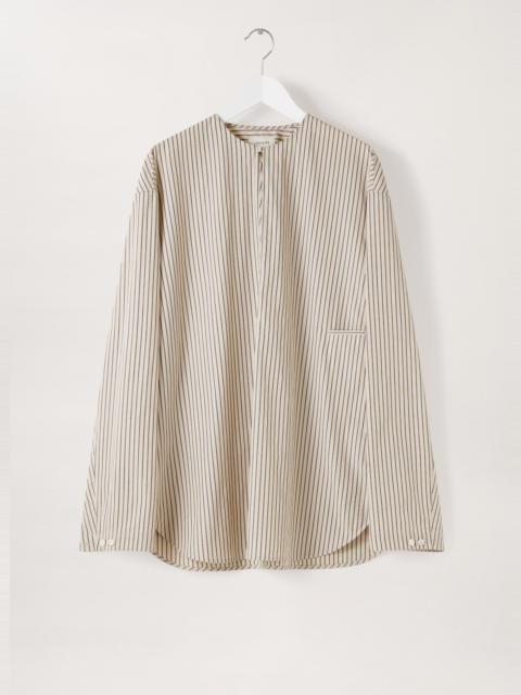 Lemaire LIGHT VAREUSE
STRIPED COTTON POPLINE