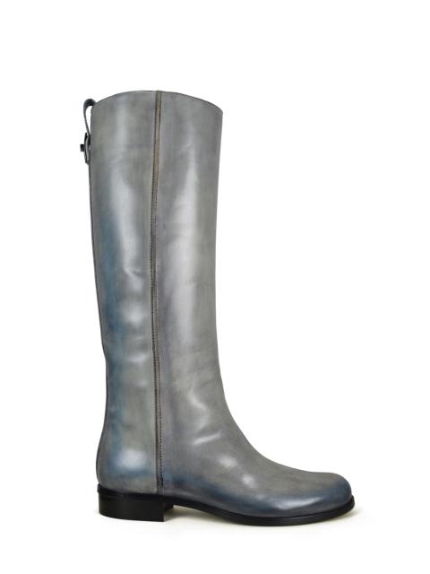 FENDI Gray leather boots