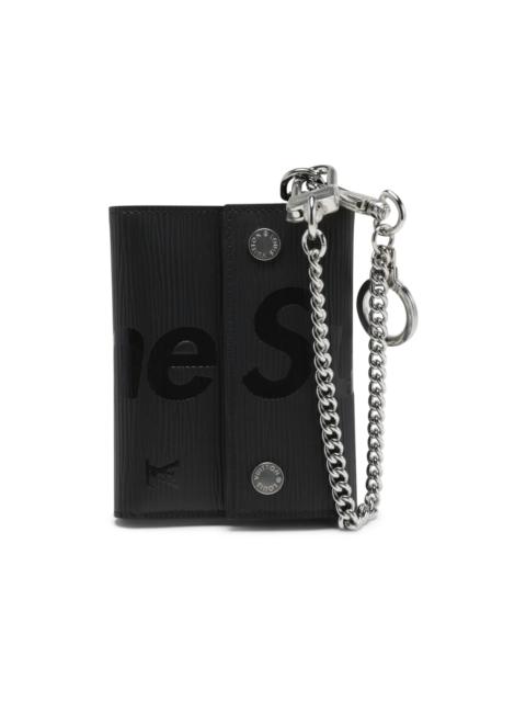 Louis Vuitton Louis Vuitton x Supreme Chain Wallet Epi Black
