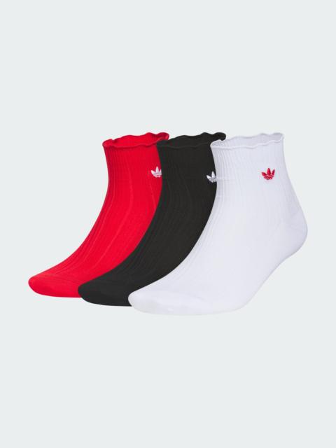 adidas Unisex Originals Ruffle 3-Pack Quarter