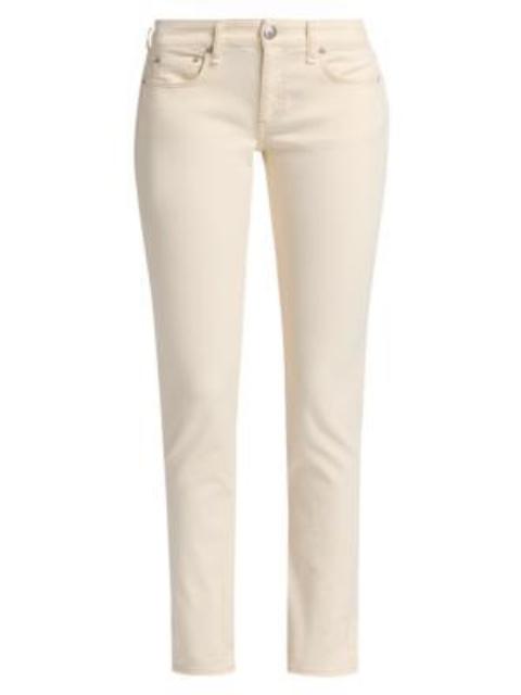 rag & bone Women's Dre Low-Rise Slim-Fit Boyfriend Jeans - Ecru