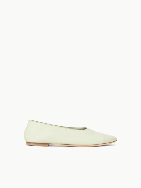 STAUD STAUD ALBA BALLET FLAT PALE JADE