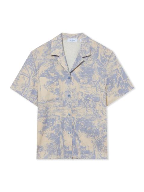 Off-White City Nature Linen Ss Pajama Shirt