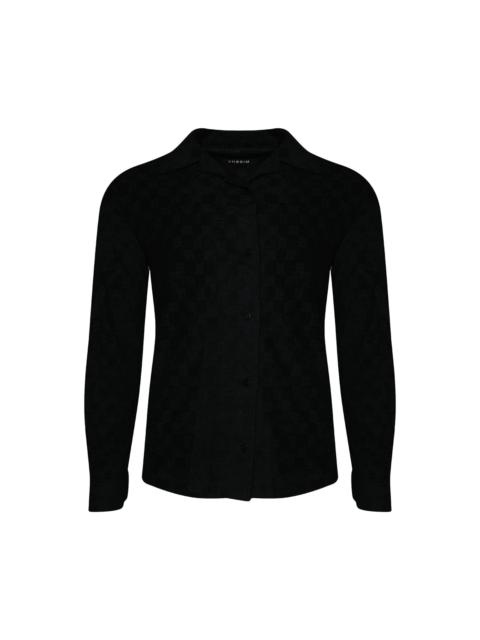 MISBHV Towelling Monogram Long-Sleeve Shirt 'Black'