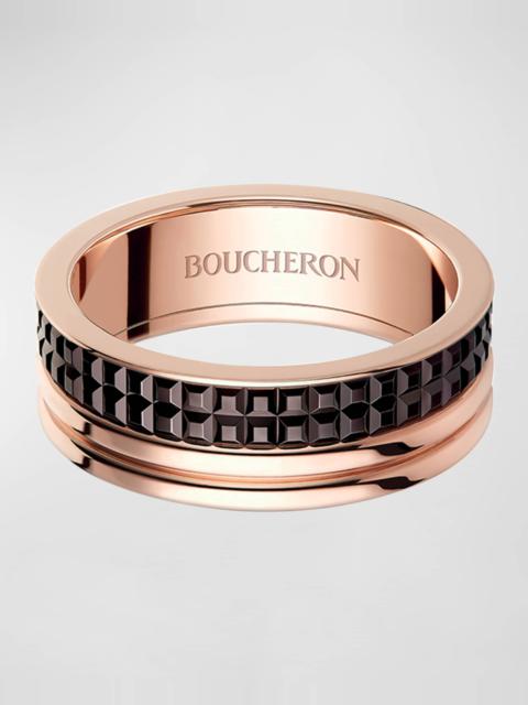 Boucheron Quatre 18K Rose Gold Classique Band Ring
