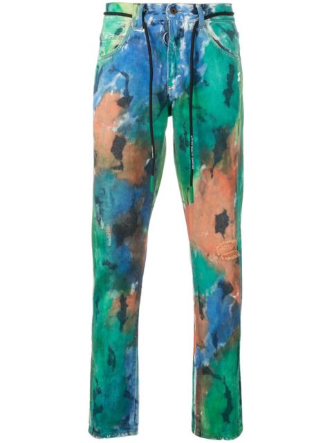 Off-White paint splattered jeans