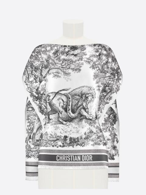 Dior Toile de Jouy Poncho