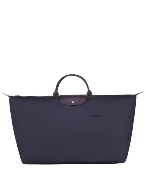 Le Pliage Green M Travel bag Bilberry - Recycled canvas