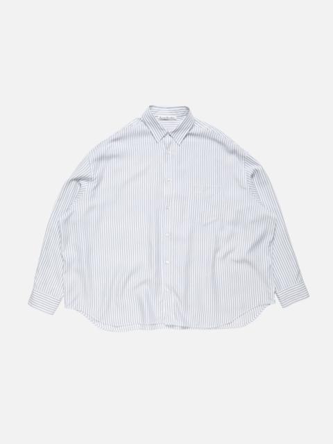 Acne Studios Striped button-up shirt - White/navy