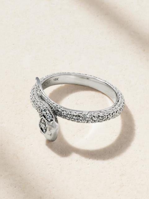 FOUNDRAE Wholeness 18-karat White Gold Diamond Ring