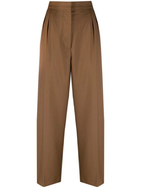 tailored wide-leg trousers