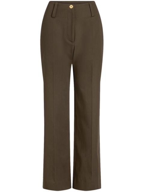 PATOU wide-leg gabardine trousers