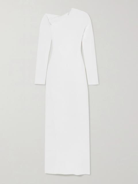 The Row Londrina Cutout Stretch-crepe Midi Dress