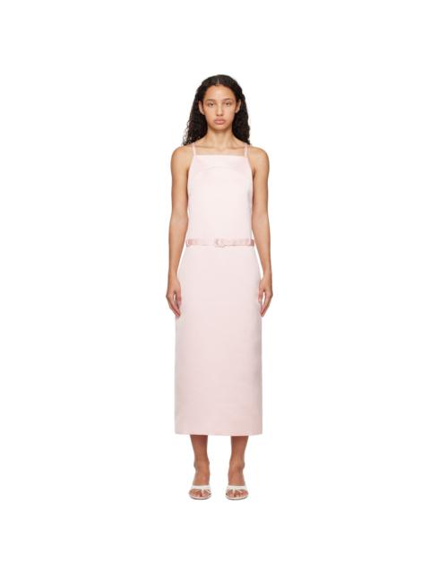 SANDY LIANG Pink Jasper Maxi Dress